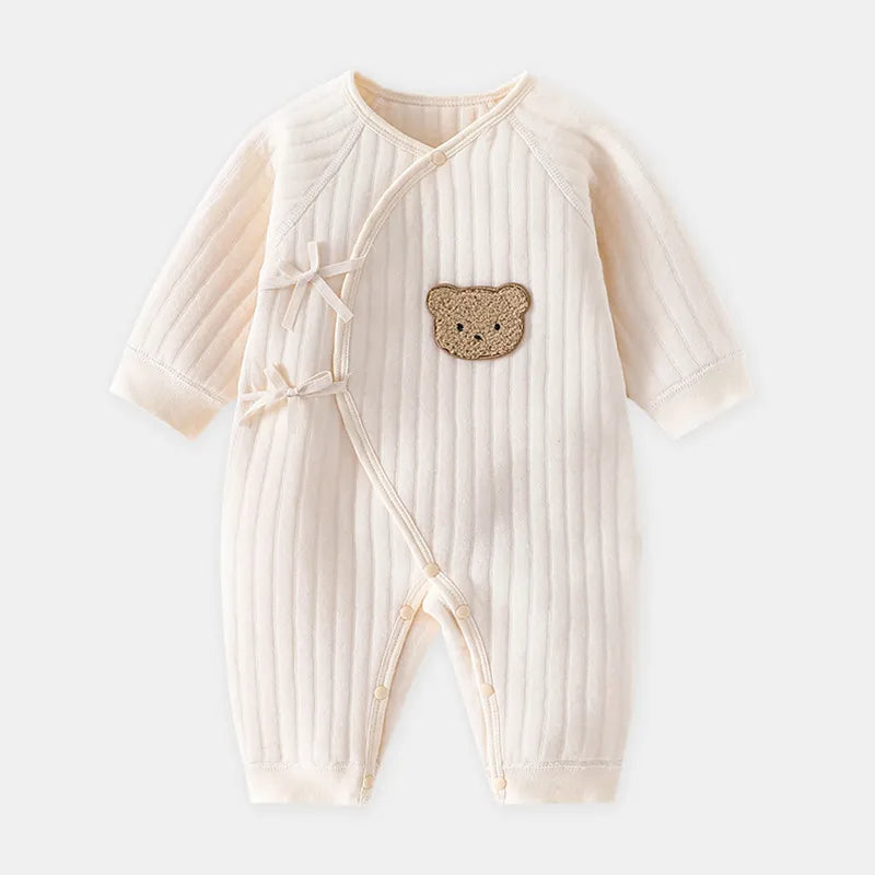 Wickeloverall für Neugeborene | Bär