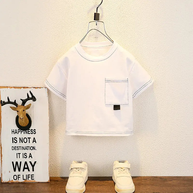 Kinder-Set „Urban Style“ – Bequemes T-Shirt & Jeans-Shorts