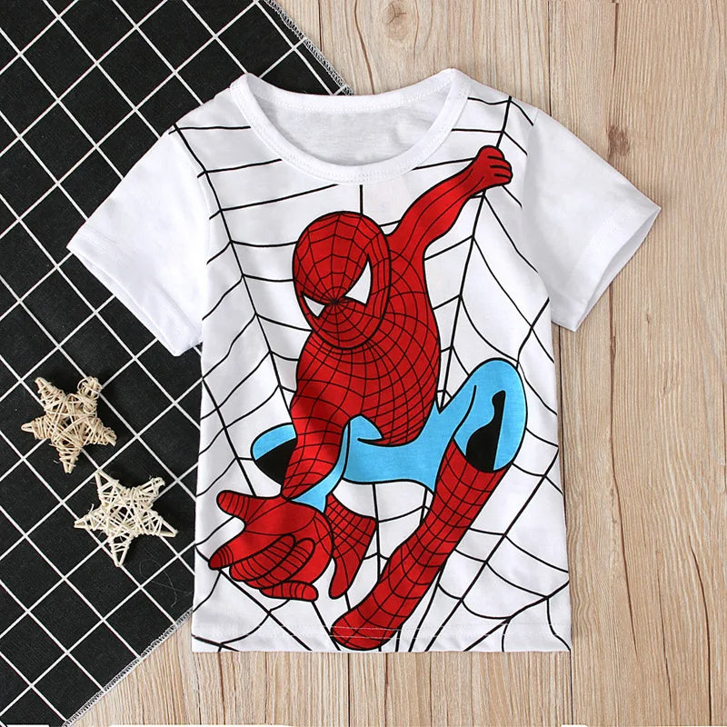 Superhelden T-Shirt für Jungen | Spiderman, Superman