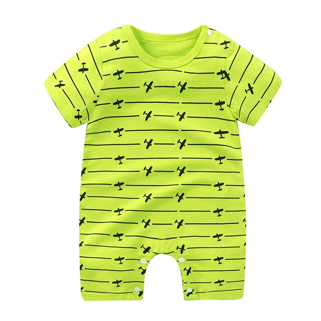 Kurzarm-Strampler „Little Explorer“ für Jungen