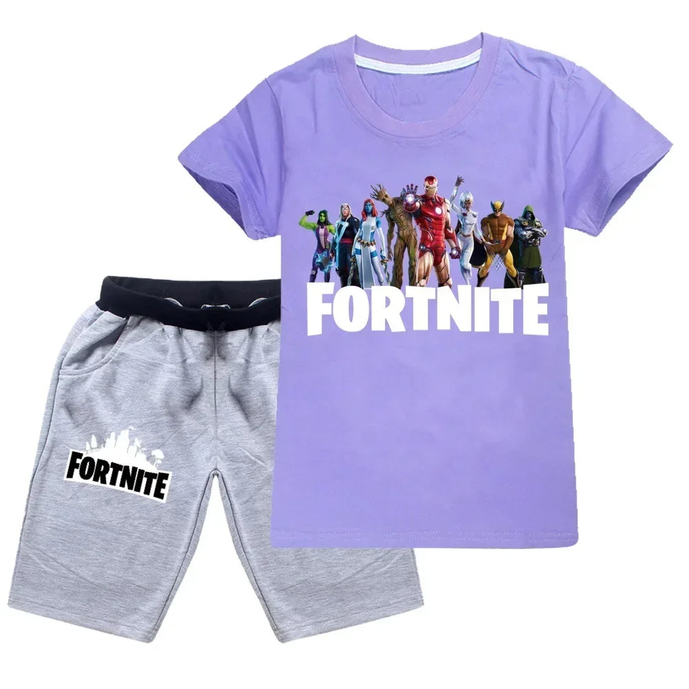 Stylische Kinderkleidung für Jungen, 2-teiliges Outfit