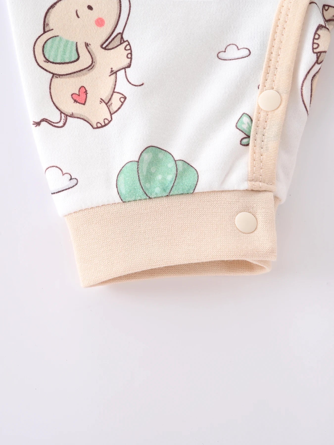 Wickeloverall „Kleine Elefantenfreunde“