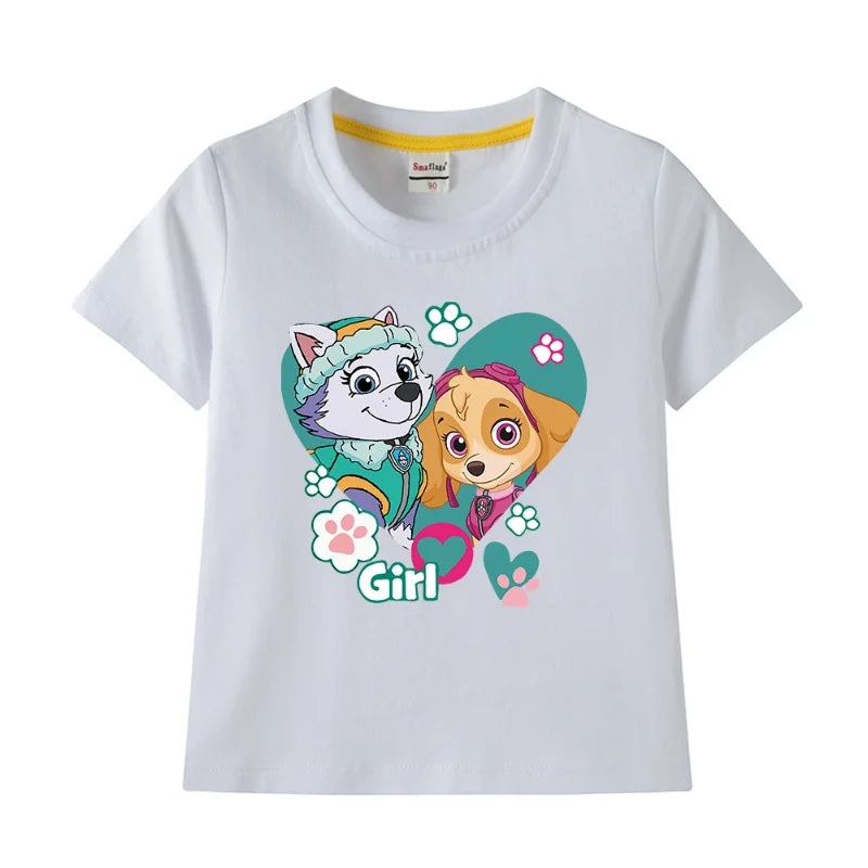 Paw Patrol Mädchen T-Shirt in verschiedenen Farben