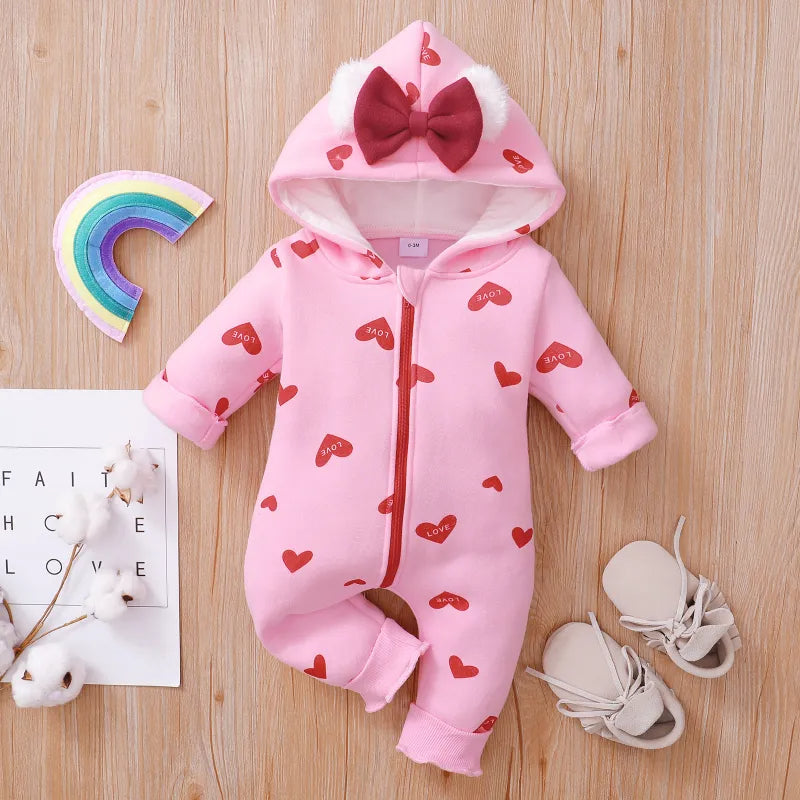Baby Overall mit Kapuze | Little Sweet Heart