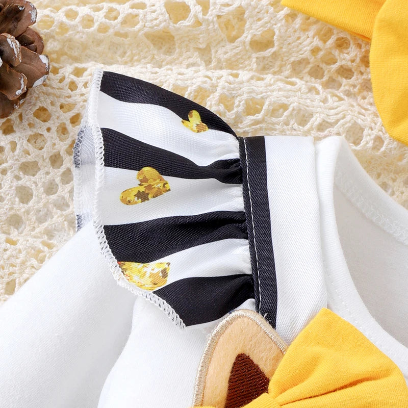 Baby Set 3-teilig für Mädchen | Kleiner Bär