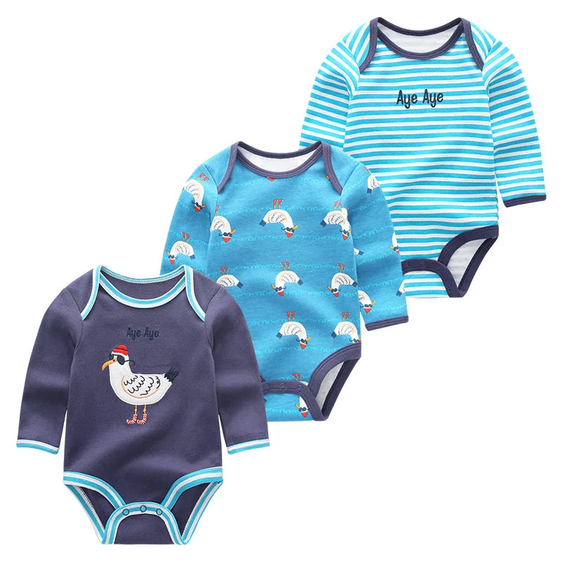 3 Bodys Langarm für Jungen