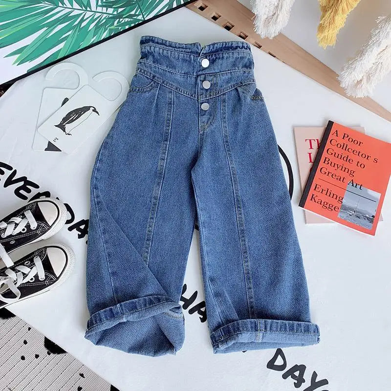 Modern Kid's Komfort-Jeans – Stilvoll und Bequem für Mädchen