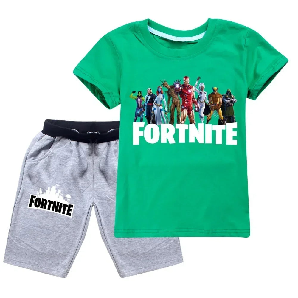 Stylische Kinderkleidung für Jungen, 2-teiliges Outfit