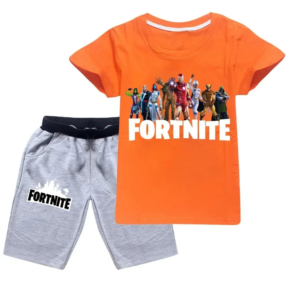 Stylische Kinderkleidung für Jungen, 2-teiliges Outfit