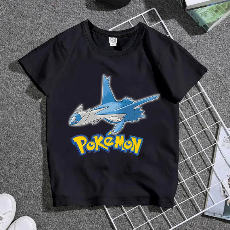 Pokemon T-Shirt Neueste Generation für Jungen & Mädchen