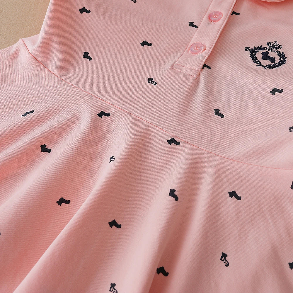 Traumhaftes Polo-Kleid für Mädchen