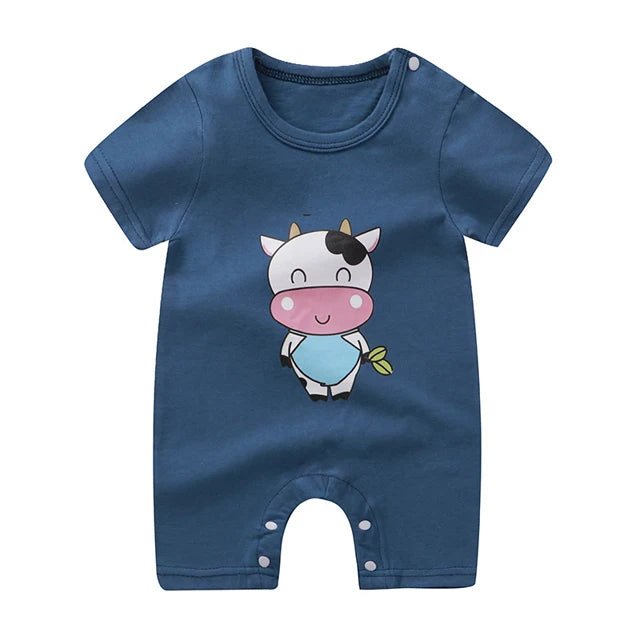 Kurzarm-Strampler „Little Explorer“ für Jungen