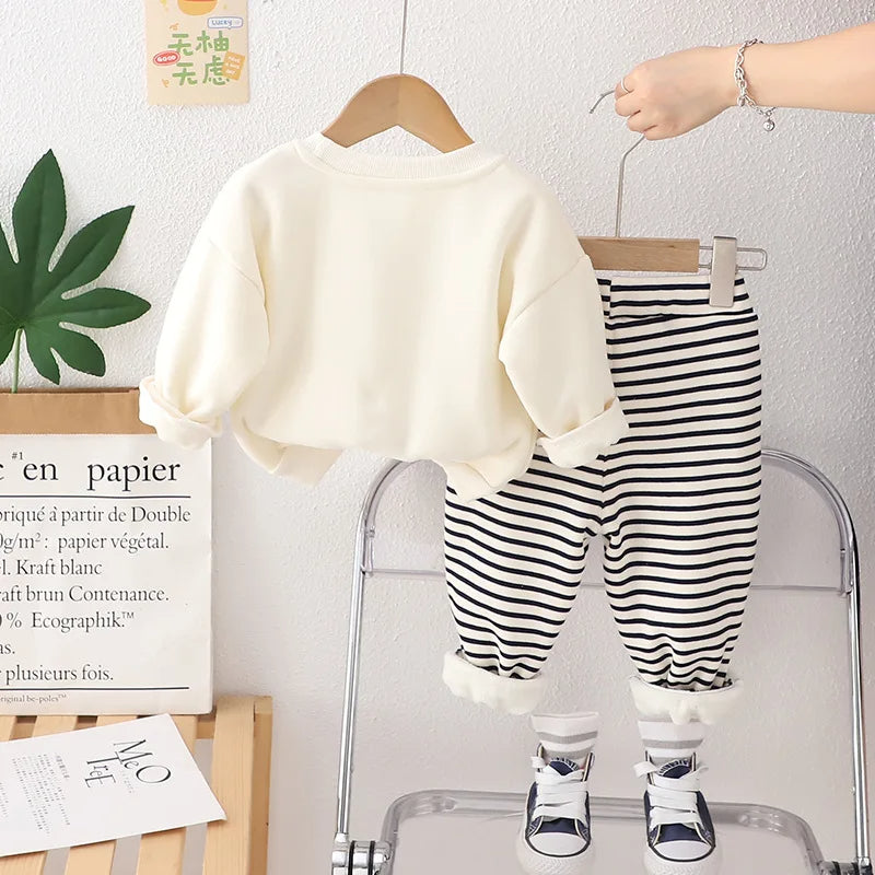 Trendiges 2-Teiler Kinder Outfit für Jungen mit Cartoon-Motiv