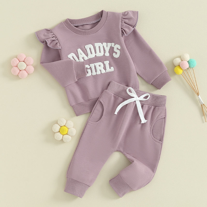 Kuschelweicher Baby-Sweatanzug "Daddy's Girl"