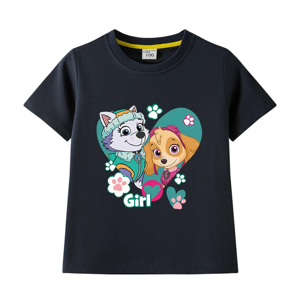 Paw Patrol Mädchen T-Shirt in verschiedenen Farben