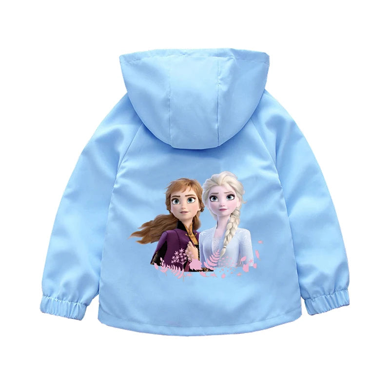 Eiskönigin Anna & Elsa Jacke in verschiedenen Farben für Mädchen