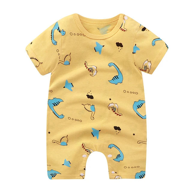 Kurzarm-Strampler „Little Explorer“ für Jungen