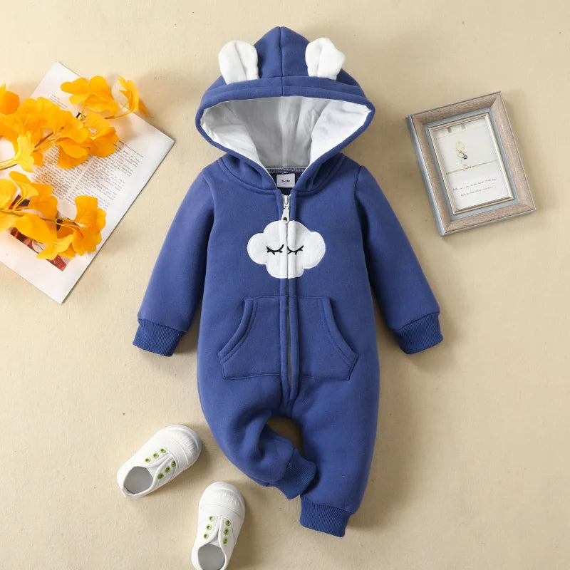 Baby Overall mit Kapuze | Sleeping Cloud