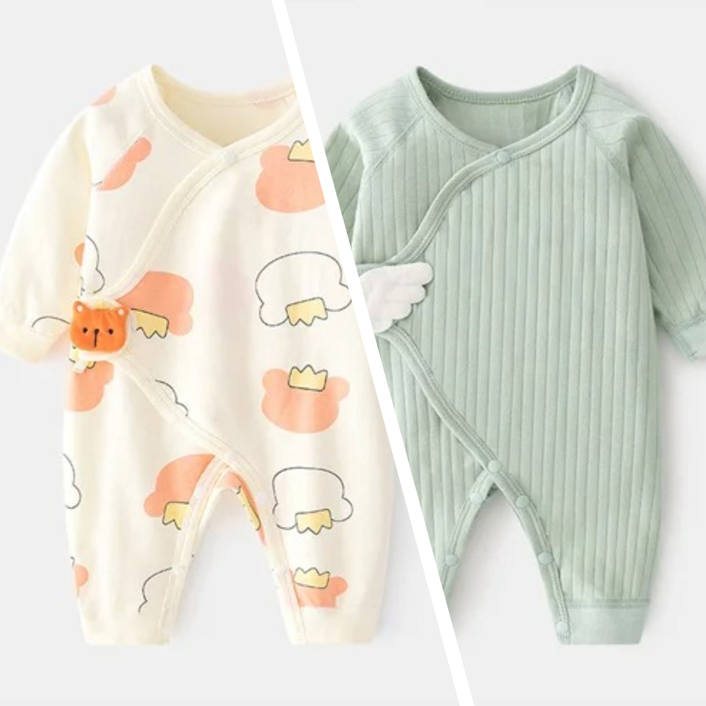 Kuschelweiche Träume - 2er Multipack Strampler für Babys