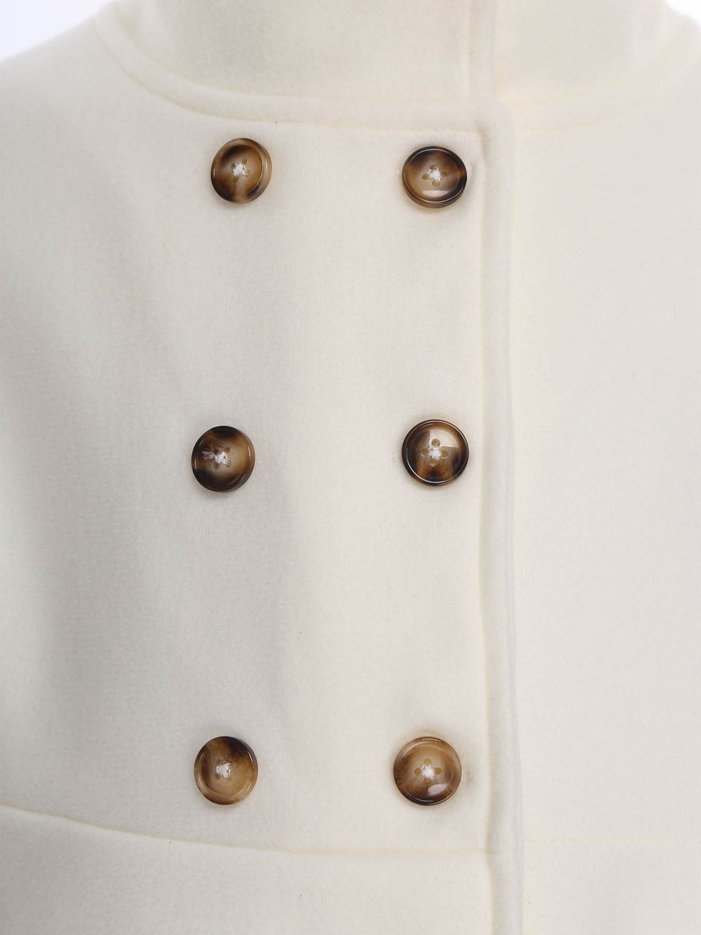 Festlicher Mädchenmantel mit Kunstfellbesatz – warm gefüttert & edel in Creme