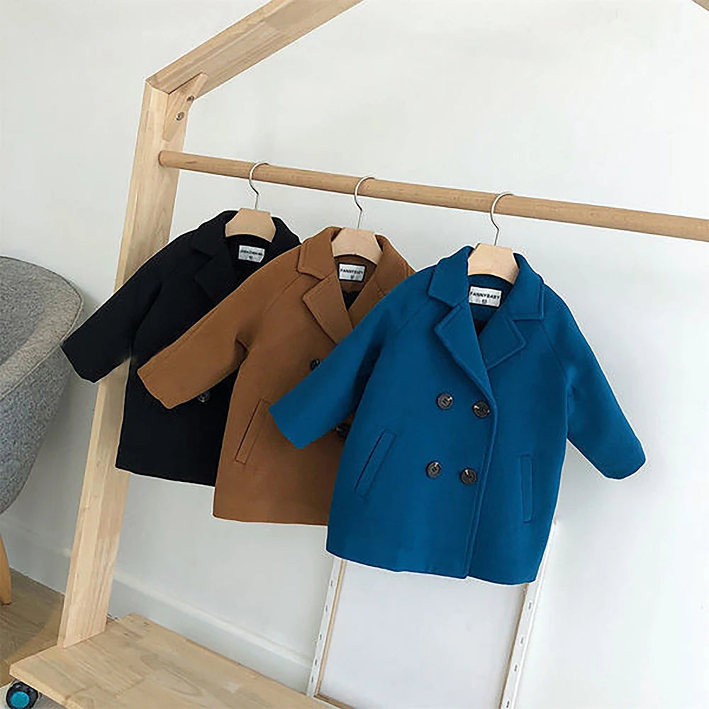 Kuschelweicher Kinder-Wollmantel "Bärenstark"