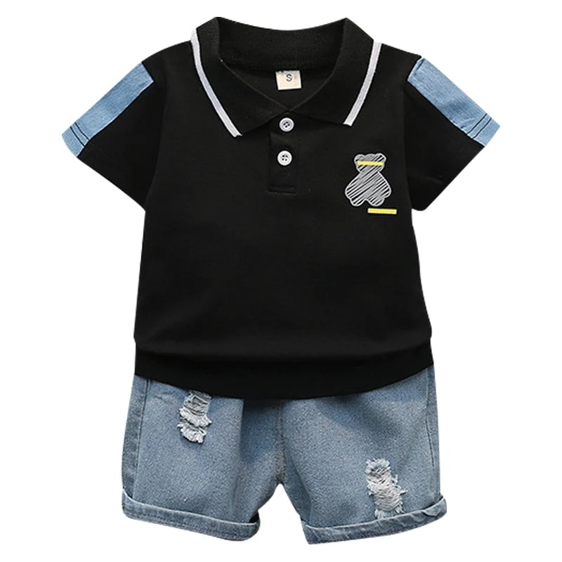 Sommer-Outfit für Jungen 2-teilig in modernen Designs