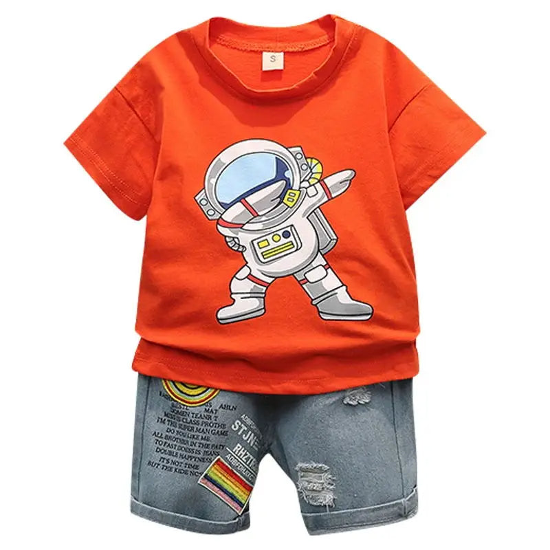 Sommer-Outfit für Jungen 2-teilig in modernen Designs