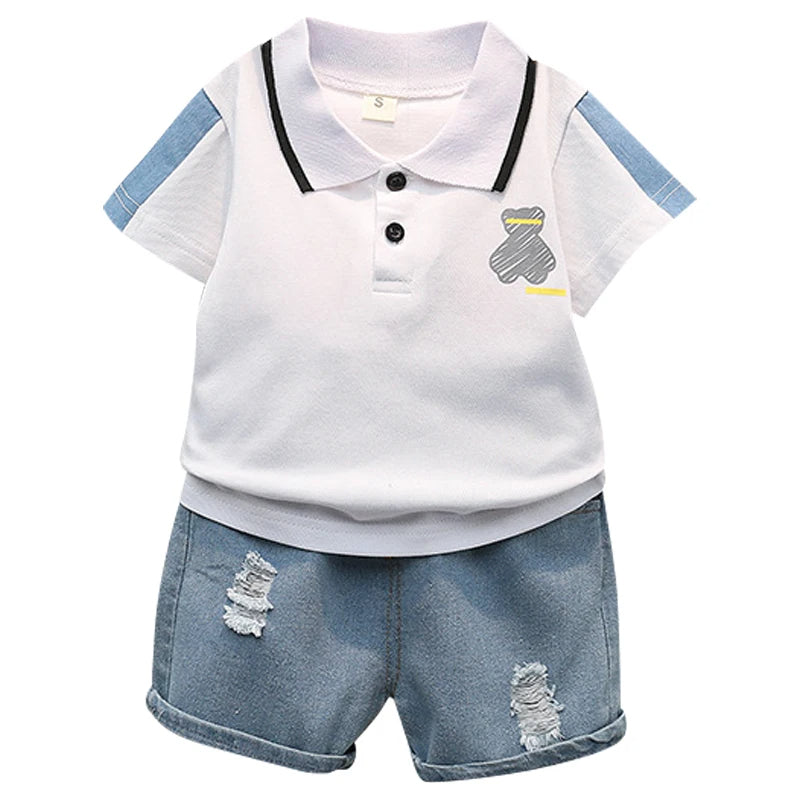 Sommer-Outfit für Jungen 2-teilig in modernen Designs