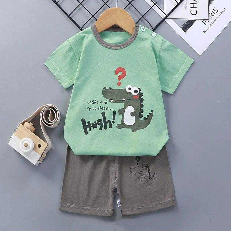 2-teiliges Sommer-Outfit für Jungen | T-Shirt & Shorts