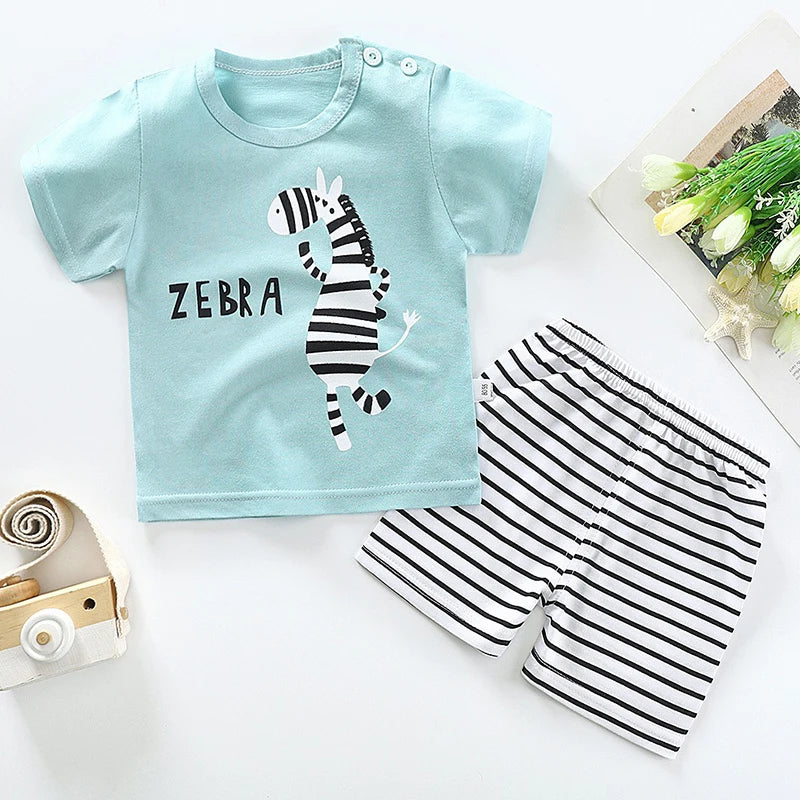 2-teiliges Sommer-Outfit für Jungen | T-Shirt & Shorts