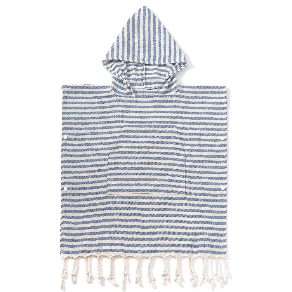 Kuscheliger Kinder-Poncho aus 100% Baumwolle