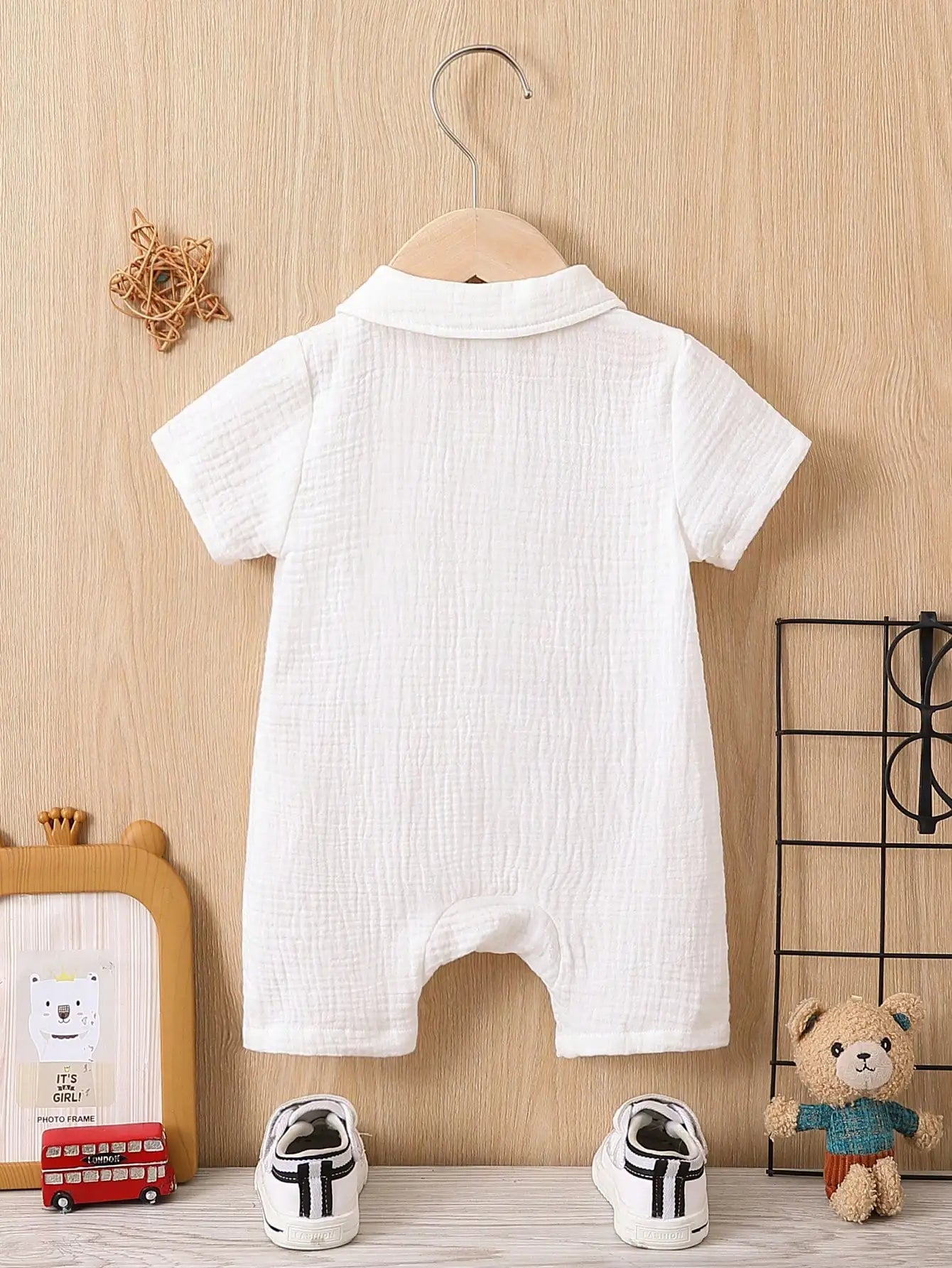 Musselin-Jungen-Overall „Kleiner Entdecker“