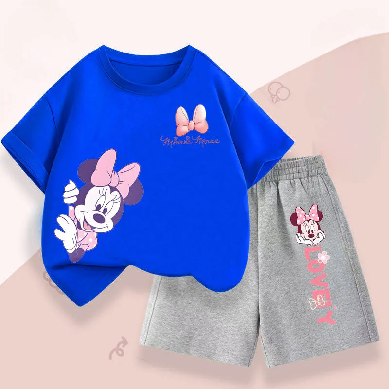 2-teiliges Kinder Set für Mädchen – Bequemes Outfit mit liebevollem Design