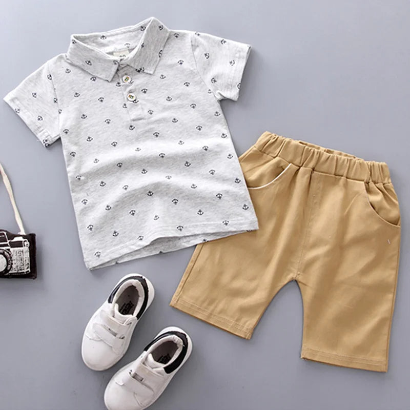 2-teiliges Set für Jungen | Poloshirt und Shorts