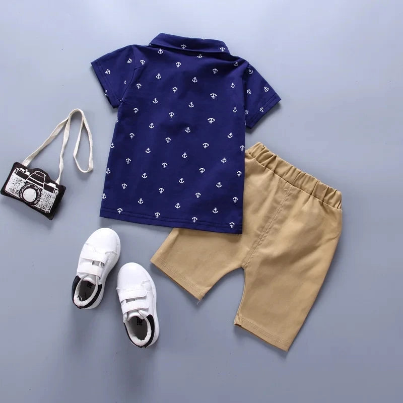 2-teiliges Set für Jungen | Poloshirt und Shorts