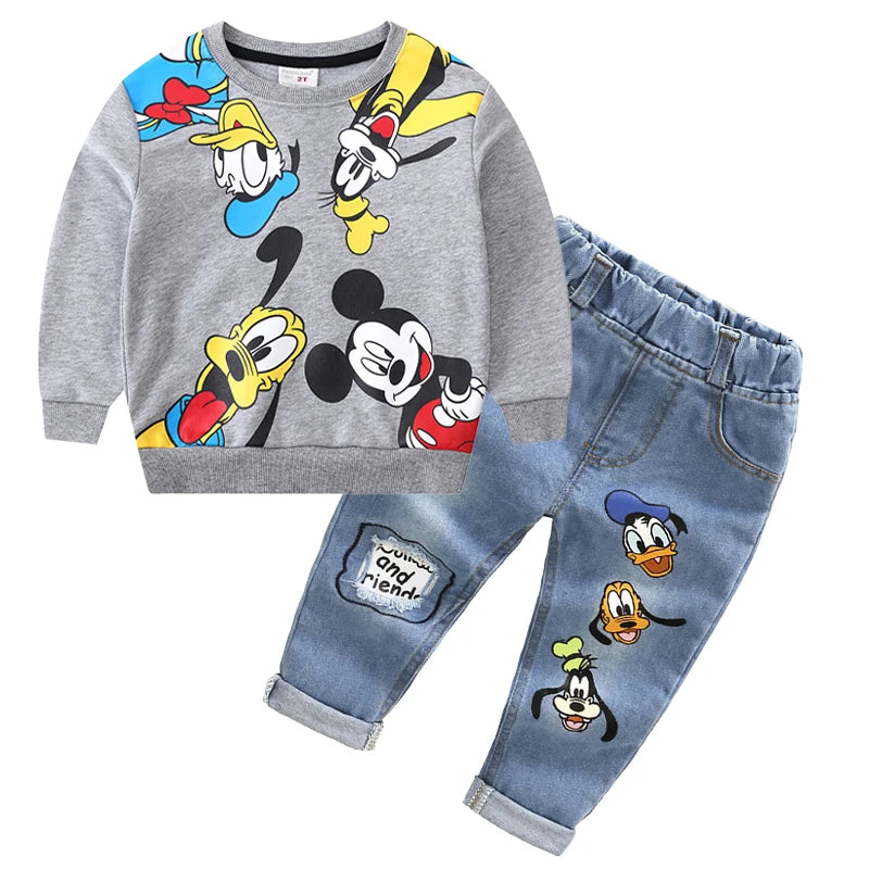 2-teiliges Set | Pullover & Jeans | Stylisches Outfit für Jungen