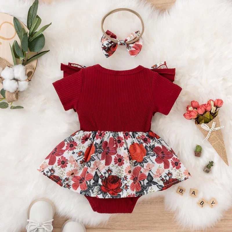 Zauberhafte Baby-Kleidchen-Sets für Mädchen