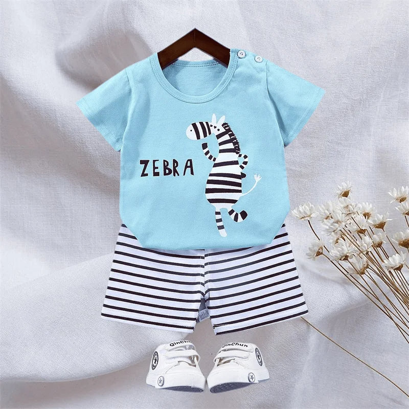 2-teiliges Sommer-Outfit für Jungen | T-Shirt & Shorts