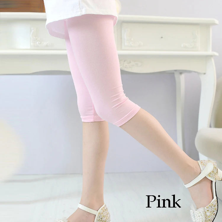 Kinder Capri-Leggings in verschiedenen Farben