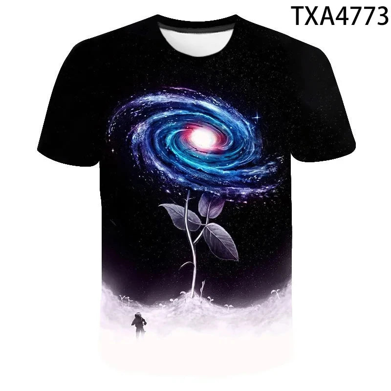 Kinder Weltraum-T-Shirts in verschiedenen Designs