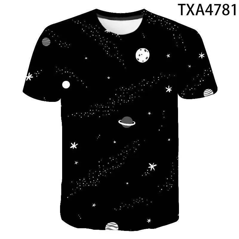 Kinder Weltraum-T-Shirts in verschiedenen Designs