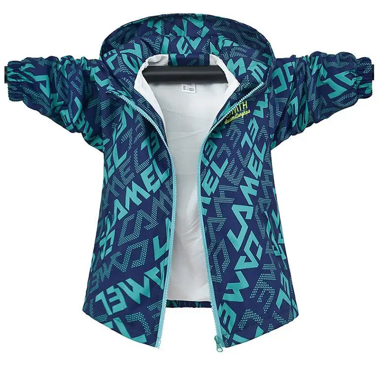 Kuschelig gefütterte Kinder-Regenjacke