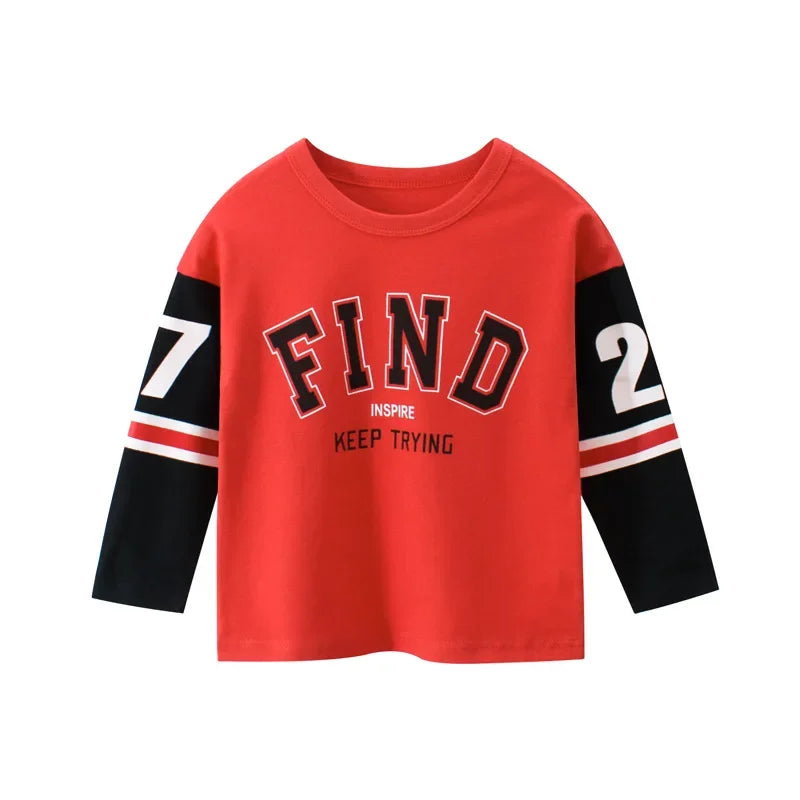 Stylische Langarm-Shirts für Kinder
