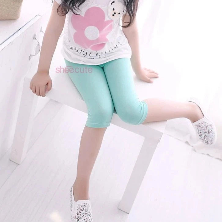 Kinder Capri-Leggings in verschiedenen Farben