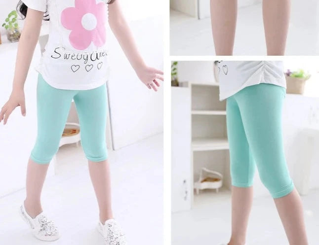 Kinder Capri-Leggings in verschiedenen Farben