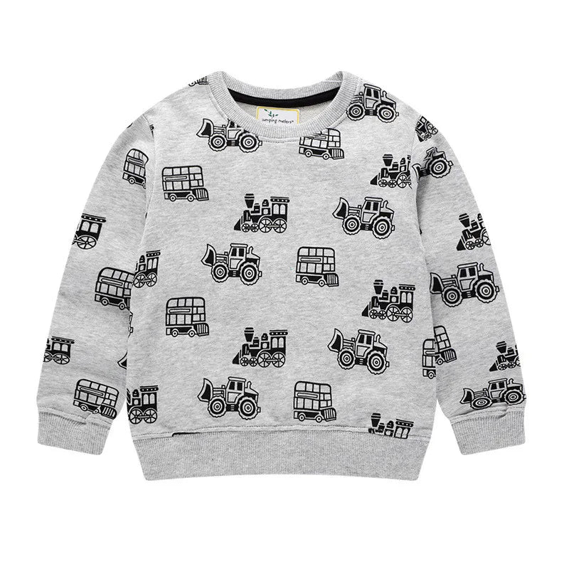 Kinder-Sweatshirts mit Dinosaurier-Designs