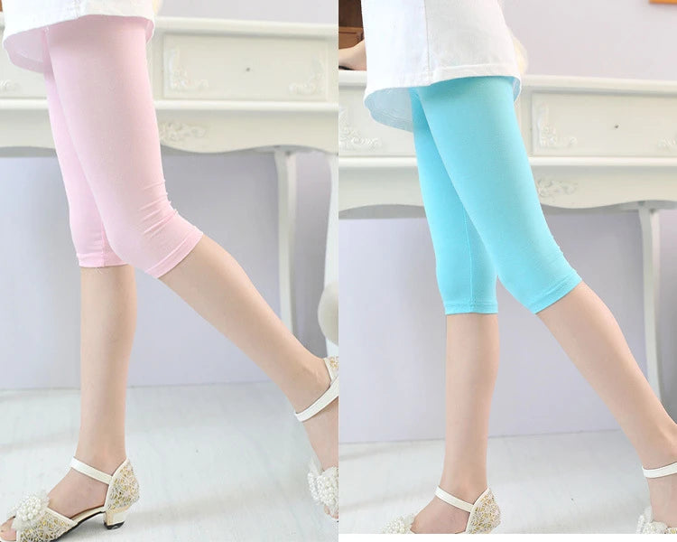 Kinder Capri-Leggings in verschiedenen Farben