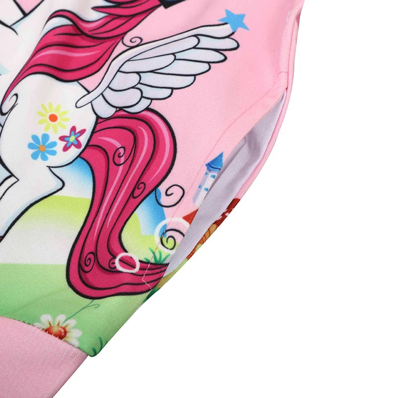 Magische Einhorn-Kapuzenjacken für Kinder