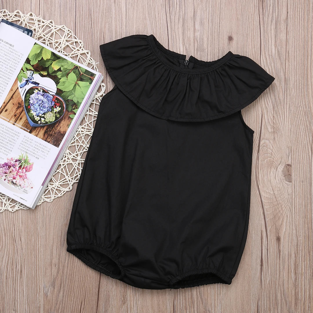 Stilvoller Kinder-Jumpsuit in Schwarz