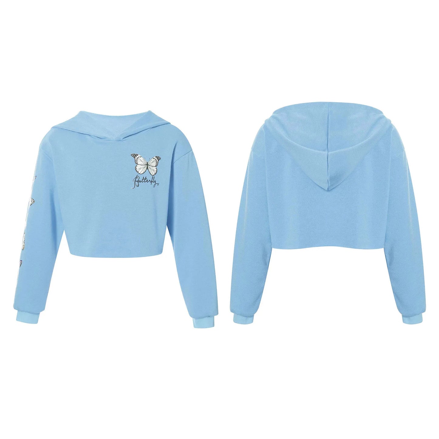 Stylischer Butterfly Hoodie für Mädchen